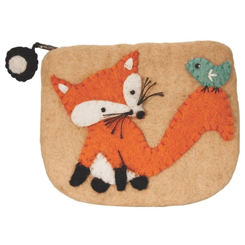 Wild Woolies Felt Coin Purse